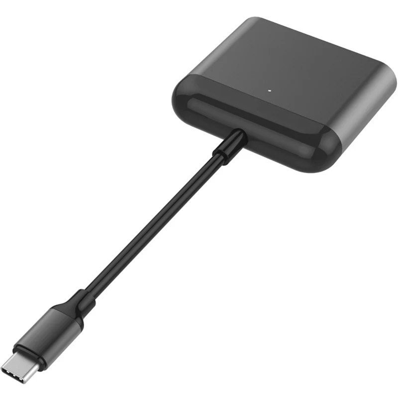Hyper HyperDrive USB-C Pro Card Reader for UHS-II microSD, SD 4.0, CFast card- Black
