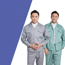 Рабочие комплекты одежды для мужчин и женщин куртка+ брюки весна осень комбинезоны ремонт машины сварочный костюм мастерская комбинезоны Рабочая форма