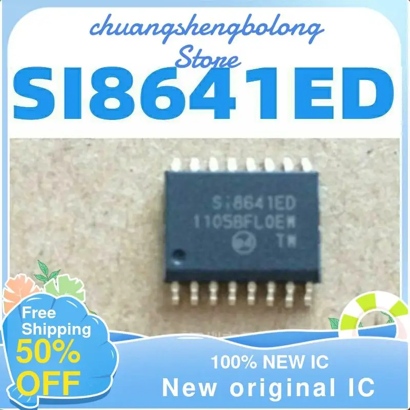 

Новый оригинальный IC SI8641ED SI8641 SOP-16, 5 шт.