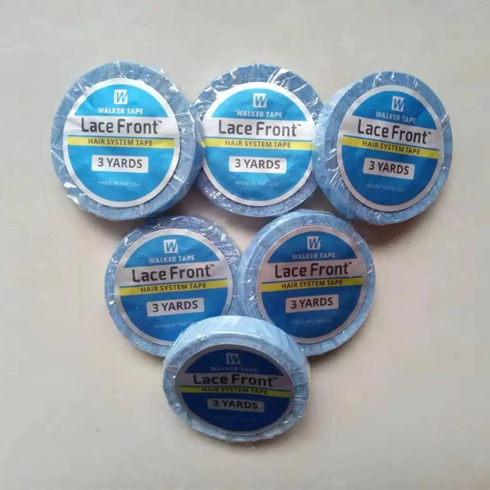 3 Yards Blue Lace Front Support Hair Tape Double-sided Adhesive Super Tapes For Lace Wig Hairpiece Toupee Tape 3 Yards Blue Lace Front Support Hair Tape Double-sided Adhesive Super Tapes For Lace Wig Hairpiece Toupee Tape