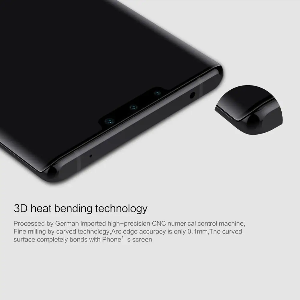 Nillkin для huawei mate 30 Pro 20 20 X Закаленное стекло 3D CP+ MAX полное покрытие экрана Защитная пленка для huawei mate 30 Pro стекло