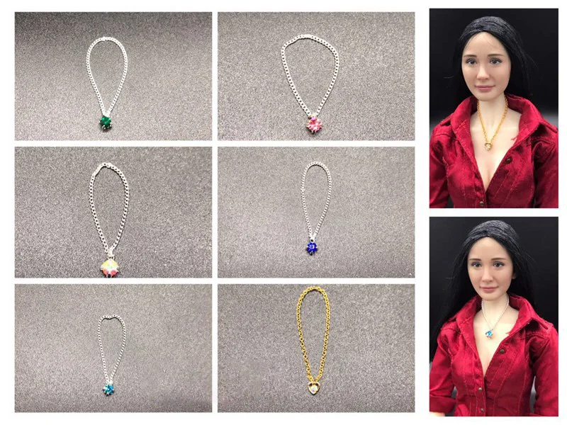 

1:6 scale figure doll accessories mini necklace model for 12" Action figure doll.not include doll and other accessories E2874