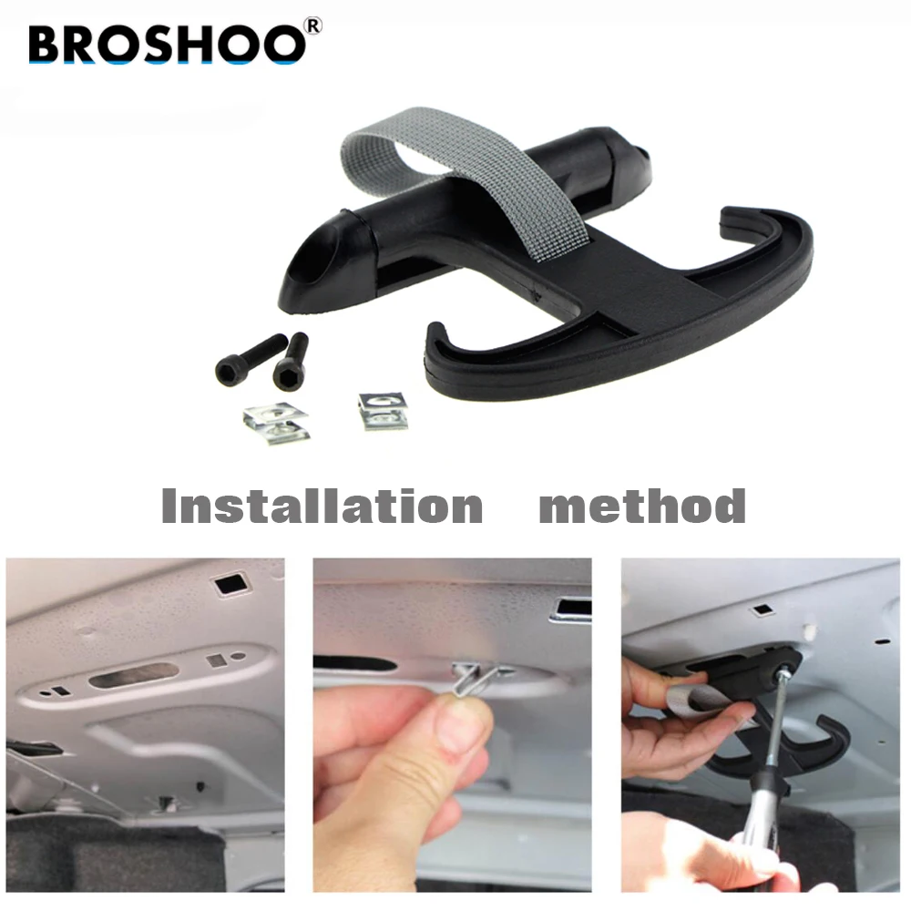 BROSHOO крюк для багажника рога с демпфированием для VW passat B5 B6 B7 CC golf 4 golf 5 golf 6 golf 7 автостайлинг аксессуары