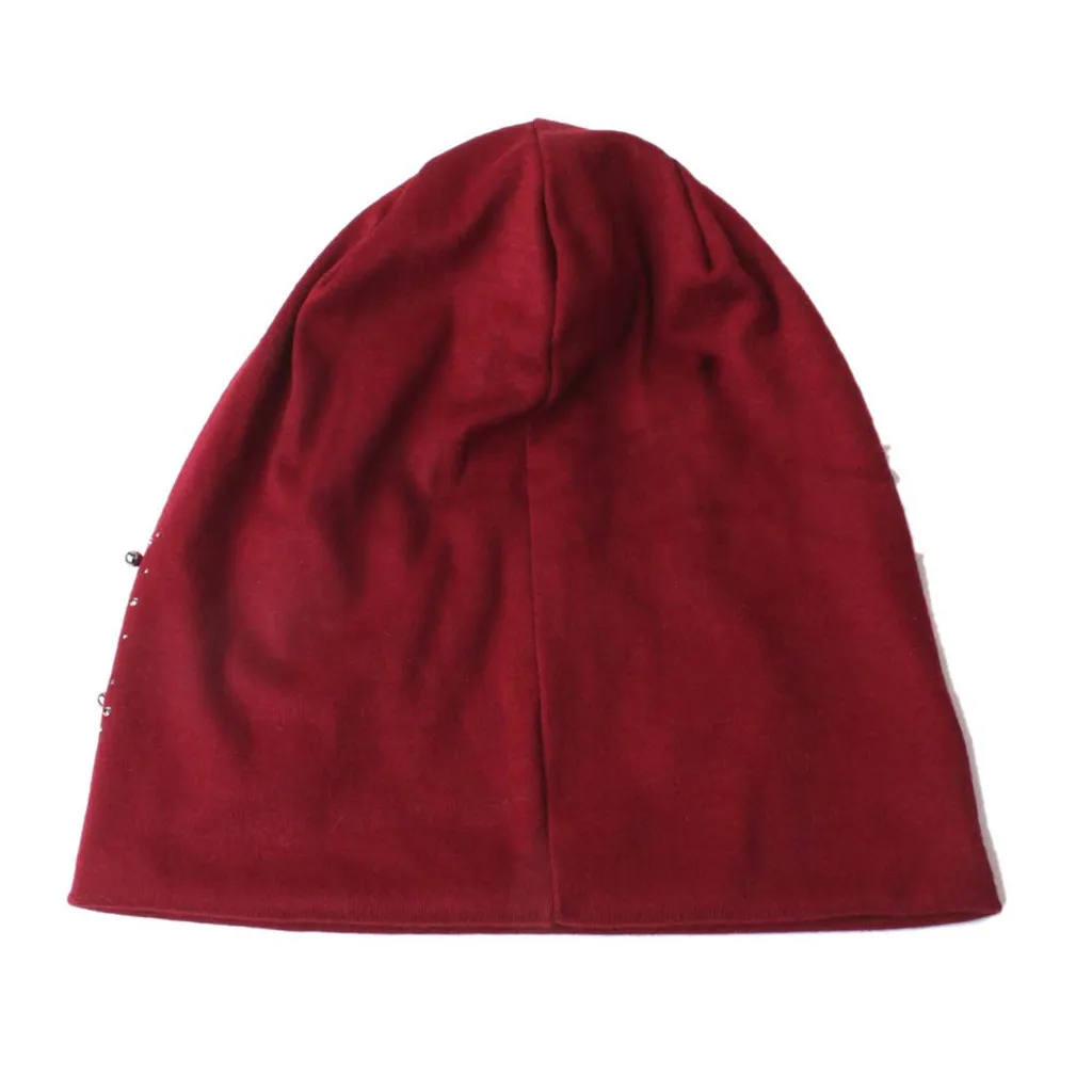 Женская шапка бини muts כבים bonnet капот шапка бини однотонная вязаная шапка Горячая бурение зимне наушники шапка Толстая теплая Skullies повседневная короткая шапка# H