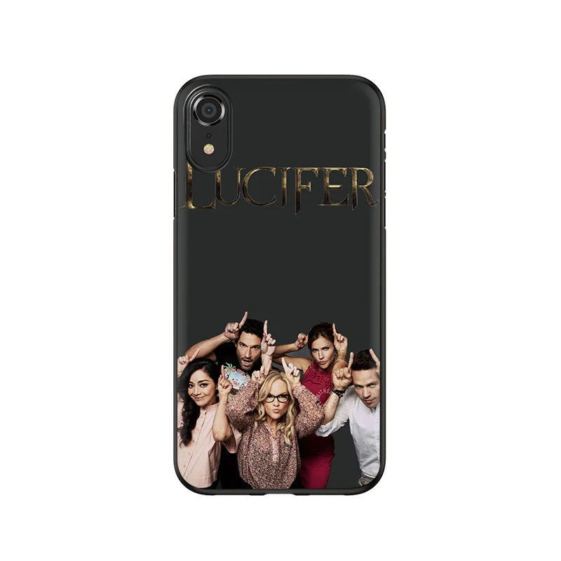 B11 Мягкий Силиконовый ТПУ чехол Lucifer Tom Ellis tv для Apple iPhone 5 5S SE 6 6S 7 8 Plus X XR XS 11 Pro Max - Цвет: B11
