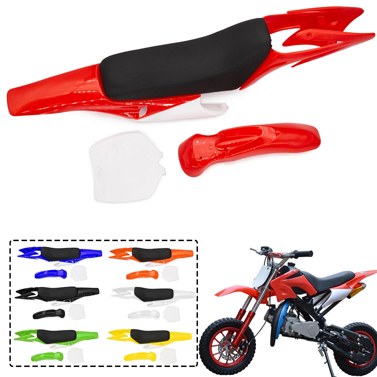 

7 Color Fairing Body Kits For 47cc 49cc Engine 2 Stroke For Apollo For Orion Kids Dirt Pocket Bike Minimoto Parts