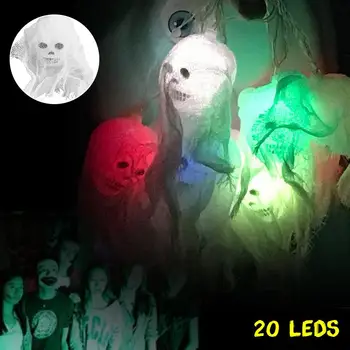 

Fairy Light Skull Halloween Garden Outdoor Wedding Festival Fairy String Fairy String Light 20LED Landscape Lamp Xmas Decor