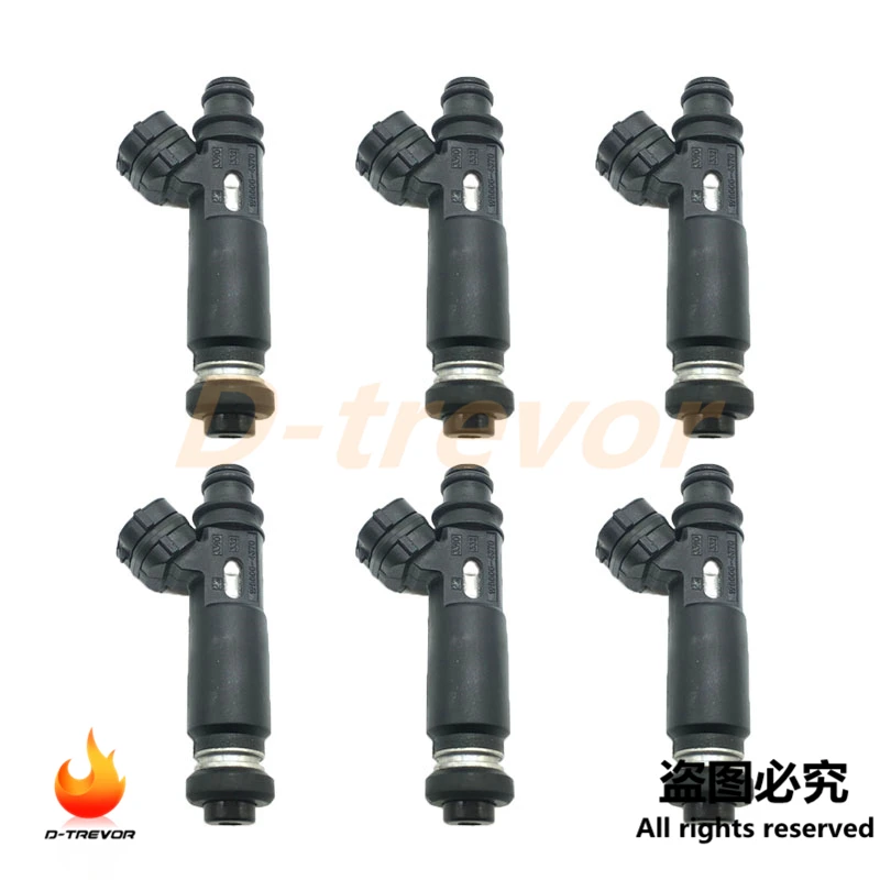 6Pcs Fuel Injectors Nozzle 195500-4370 for 2003-2006 Mitsubishi Montero 3.8L V6 | Автомобили и мотоциклы