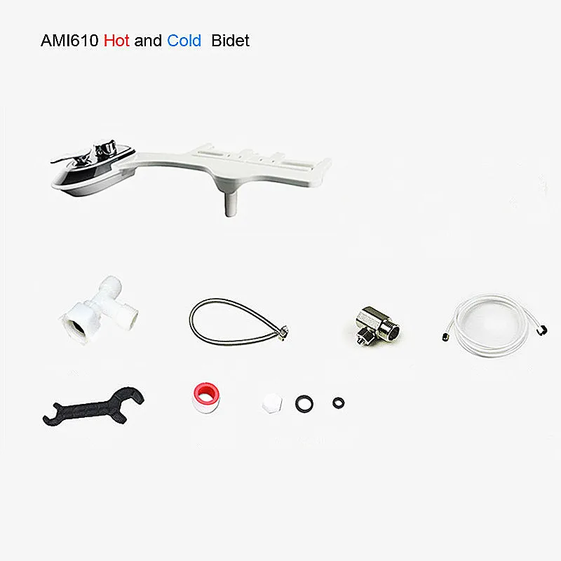 hot and cold Bidet A Ручное биде с самоочисткой, выдвижная насадка биде спрей мыть женщин попа вагинальная, Мужская Насадка На клизму туалет биде, J17298 - Цвет: hot and cold Bidet A