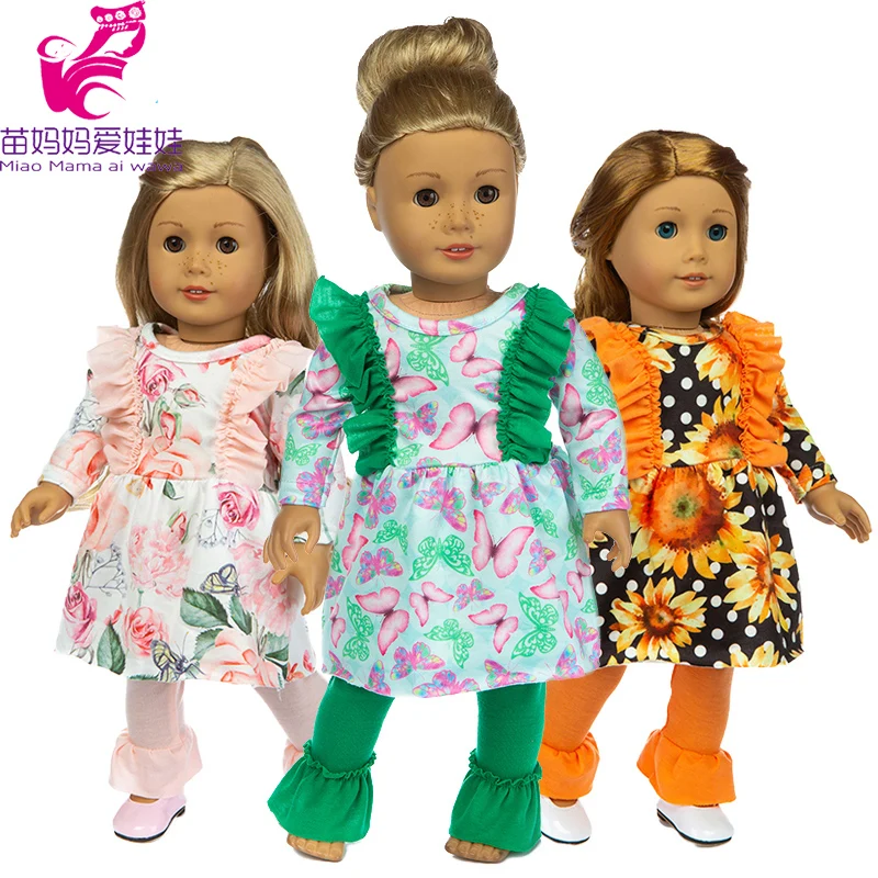 

18 Inch Doll Clothes Set Fit for 43cm Reborn Baby Doll Clothes 18" Girl Doll Clothes Wear