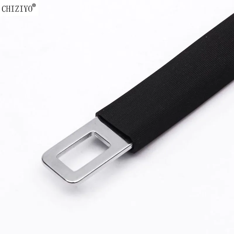 차량용 내구성 블랙 시트 벨트 익스텐션 벨트 익스텐더, 시트 벨트 버클 클립, 21mm 잠금 탭용, 25cm