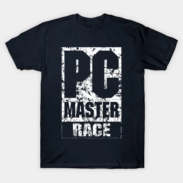 Мужская футболка PC Master Race Grunge от remus для женщин и мужчин | одежда