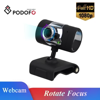 

USB HD 1080P Webcam Camera Web Cam With Mic For Computer PC Laptop Desktop Free Drive Desktop Computer Camera Wholesale