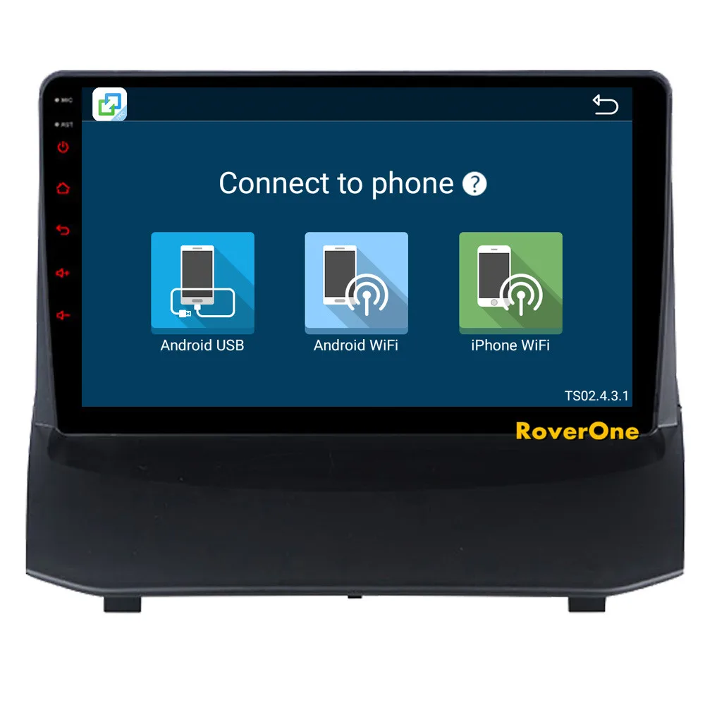 RoverOne Автомобильный мультимедийный плеер для Ford Fiesta 2009- Android 9,0 Авторадио Bluetooth Радио Стерео gps навигация DSP