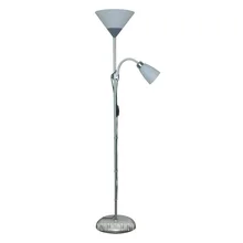 L002 Напольная Лампа с двойной головкой для гостиной, спальни, креативная простая светодиодная прикроватная декоративная Вертикальная Светодиодная настольная лампа E27 220 В