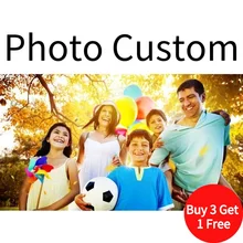 BANMU Customized Wall Paintings Print Your Personal Photo on Canvas Painting Poster Wall Art Picture Home Decor House Decoration