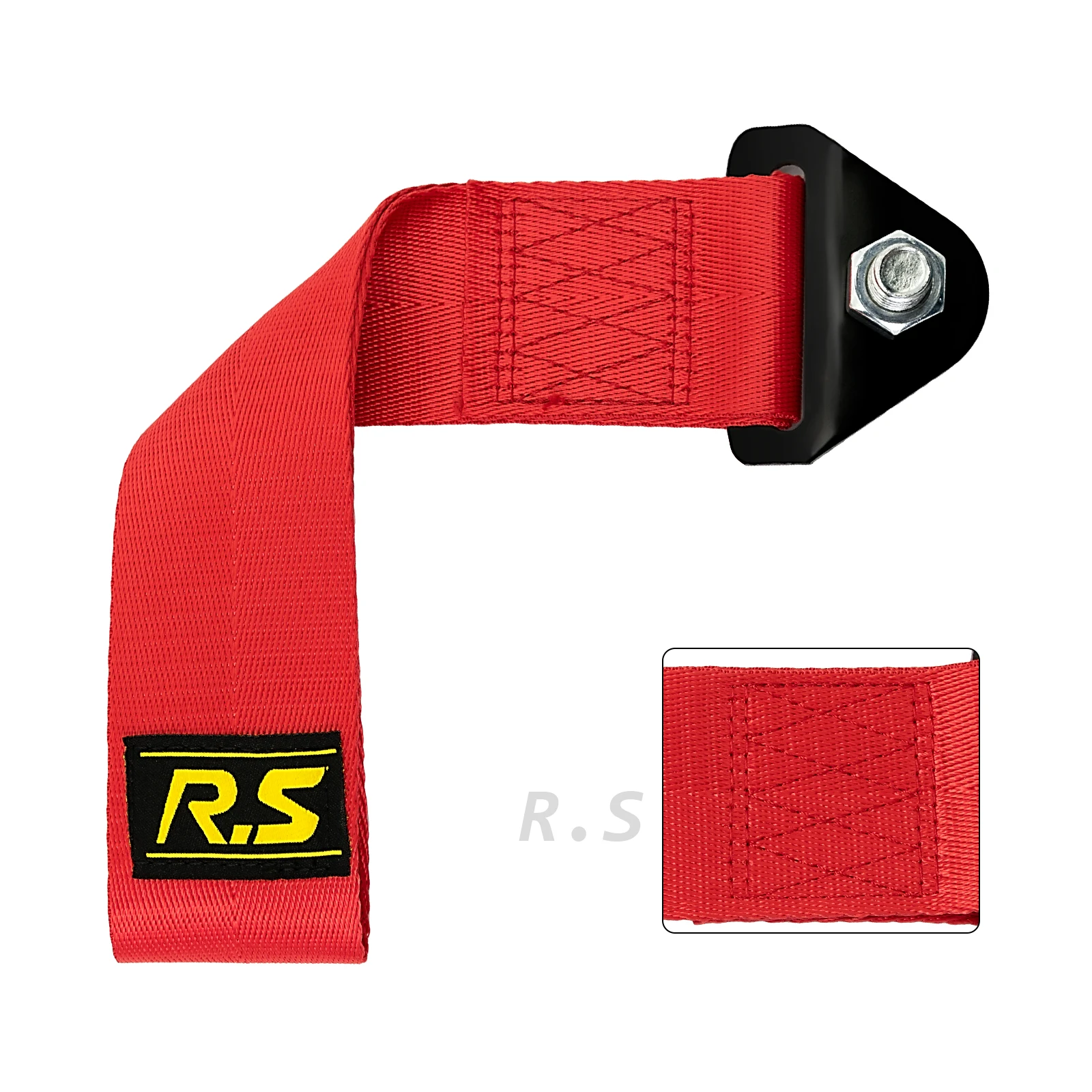 Alça Reboque Corrida Universal - Nylon 47mm Resistente Vermelho