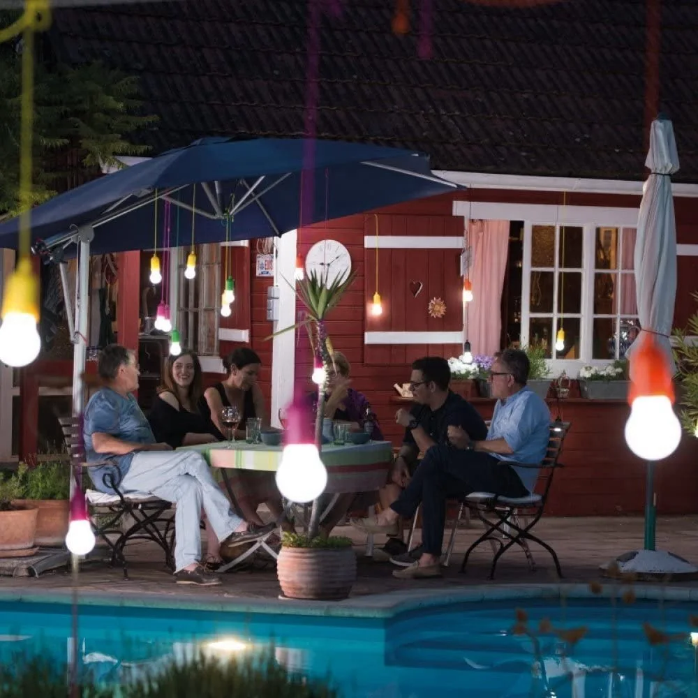 Pendant Lights Pendant Lamp Chandelier Lighting Vintage Pendant Lights Rope Pendant Lamp Colorful LED Pull Cord Light for Outdoor