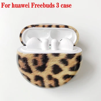 

Luxury Leopard Print Freebuds 3 Headset Case for Huawei Freebuds 3/Freebuds3 Pro Fashion Zebra Pattern Hard PC Headphone cover