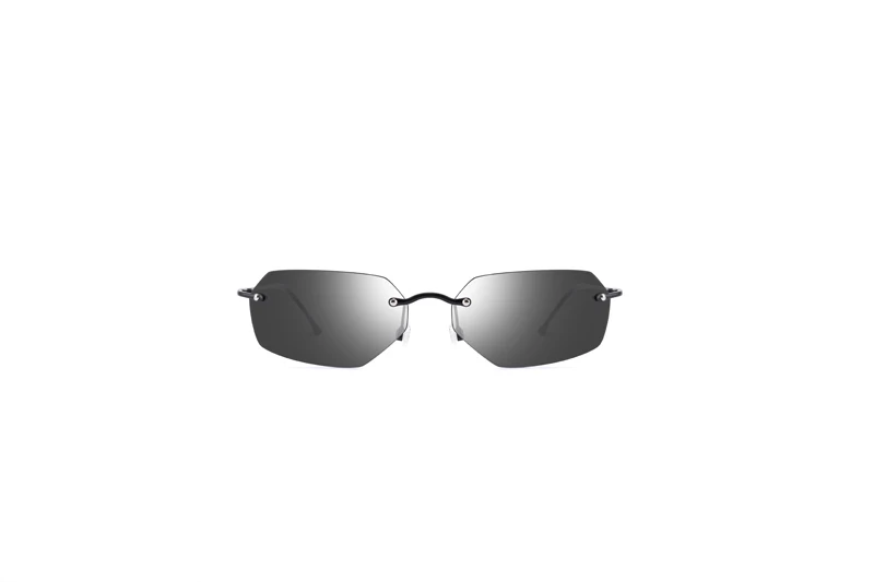 EVUNHUO Matrix Morpheus UV солнцезащитные очки в стиле фильма мужские 15,9 г ультралегкие очки без оправы овальные очки Oculos Gafas De Sol