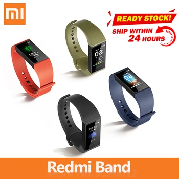 

New Xiaomi Redmi Band Smart Sport Tracker Heart Rate Fitness Bluetooth 5.0 Waterproof Bracelet Touch Color Screen Wristband
