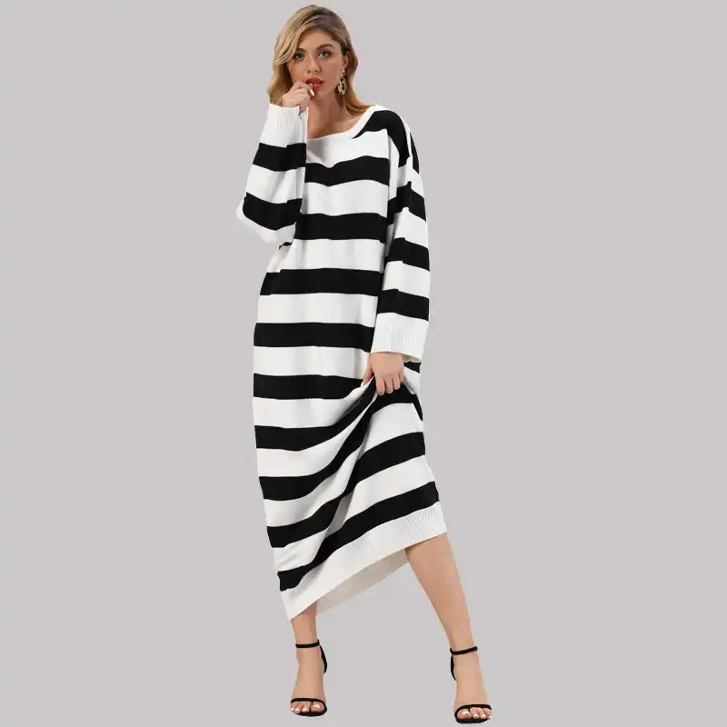 long maxi jumper dress