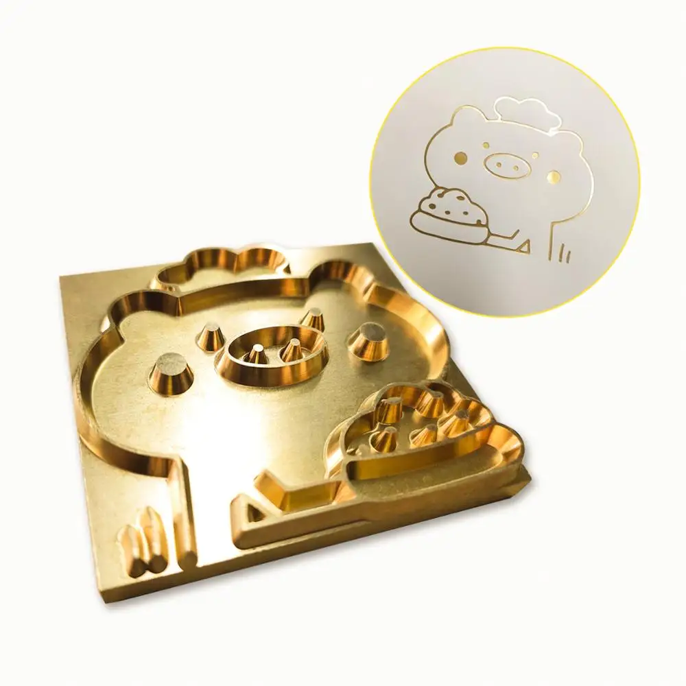 Stamps Copper Brass Stamps DIY Alphabet Metal Baking Iron On Applicable Cartoon Patterns Customi