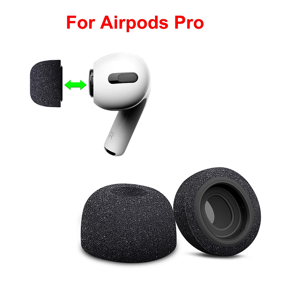 Силиконовые губки с эффектом памяти вкладыши для Apple Airpods Pro аксессуары наушников