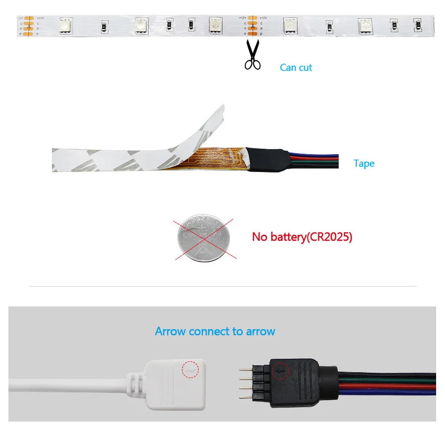 LED Strip Light RGB 5050 2835 Flexible Ribbon Fita Led RGB 5M 10M 15M Light Strip Tape Diode DC 12V+ Remote Control +Adapter