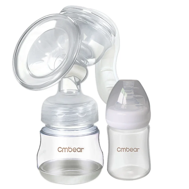 

Baby Manual Breast Pump Toddler Breastfeeding Milk Pumps Nipple Suction BPA Free Feeding Bottle Infant Adjustable Milking Tools