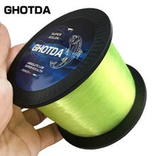 GHOTDA naylon hatti süper güçlü naylon olta 1000M Monofilament hattı japonya malzeme Fishline sazan balıkçılık için