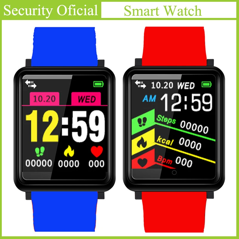 

Intelligent Reminder Smart Watch for Sport Men Women Bracelets Color Screen Waterproof Heart Rate Blood Pressure Sleep Detection
