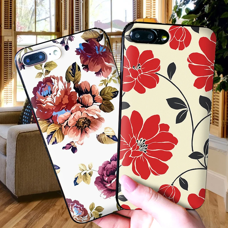 Чехлы для iPhone XR XS Max X 6 6S 7 8 Plus мягкий IMD чехол телефона с изображением подсолнуха и