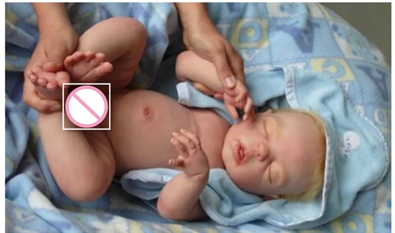 

Reborn Doll Boy Unpainted Blank Baby Doll Kits 23'' Handmade Silicone Mold Gifts Fashion Doll Interactive Dolls Educational