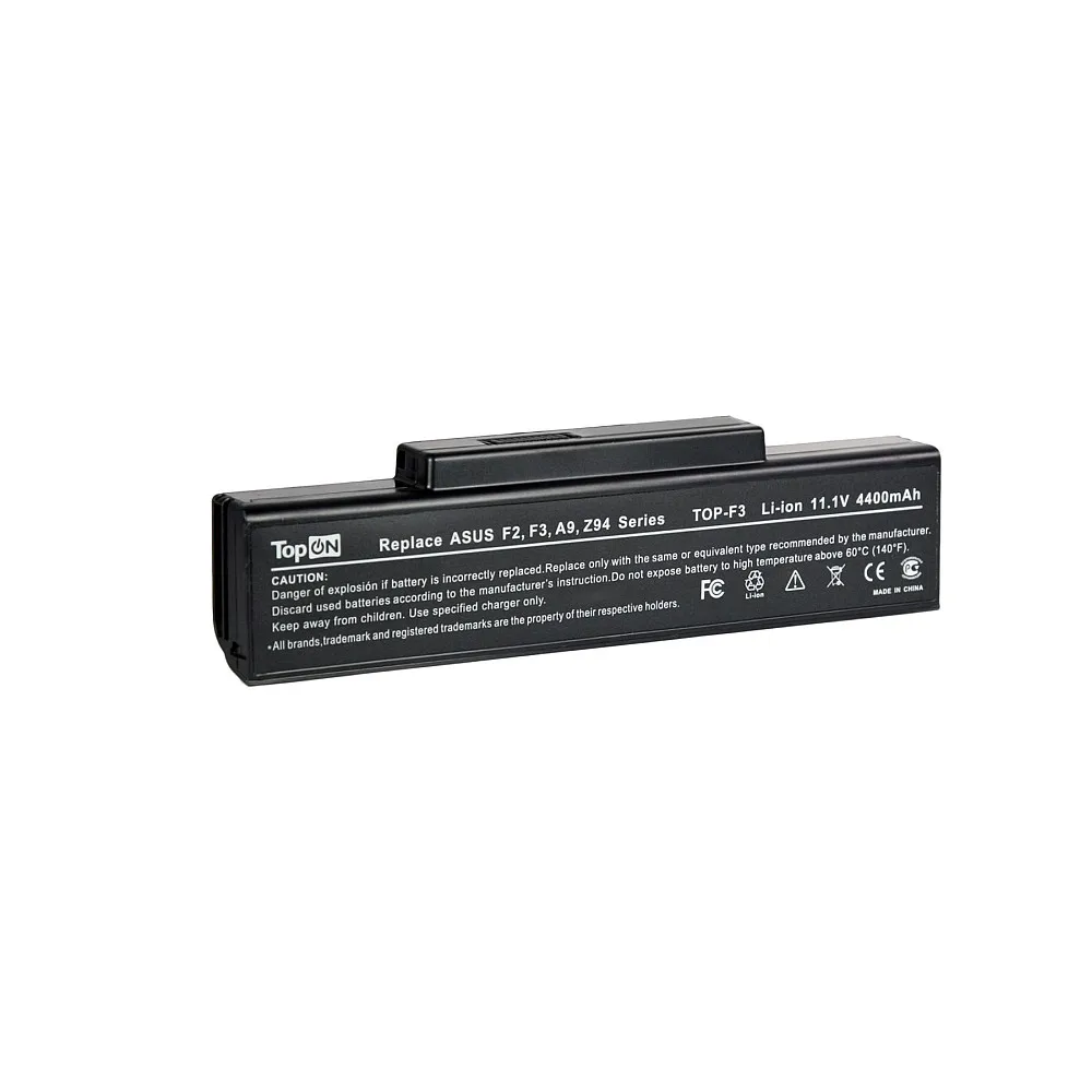 Аккумулятор для ноутбука Asus M51 F3 F7 A9 Z53 X56 K73 N72 (11.1V 4400mAh 49Wh). PN: A32-F3 A32-Z94 | Компьютеры и