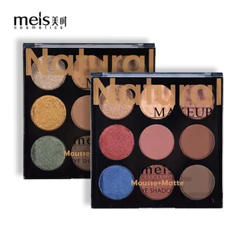 

meis Fashion Matter Shimmer Glitter Mousse Eye Shadow Powder Professional Eyeshadow Palette Nude Long Lasting Waterproof MS0925