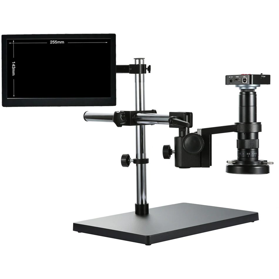 Full HD 38MP 1080P 2K 60FPS видео микроскоп камера 120X 180X 300X HDMI лупа USB TF карта памяти Лупа