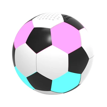 

Sound Bass HIFI Bluetooth Speaker Football Shaped Lossless Mini Portable Travel Battery Powered Silicone Colorful Button Touch