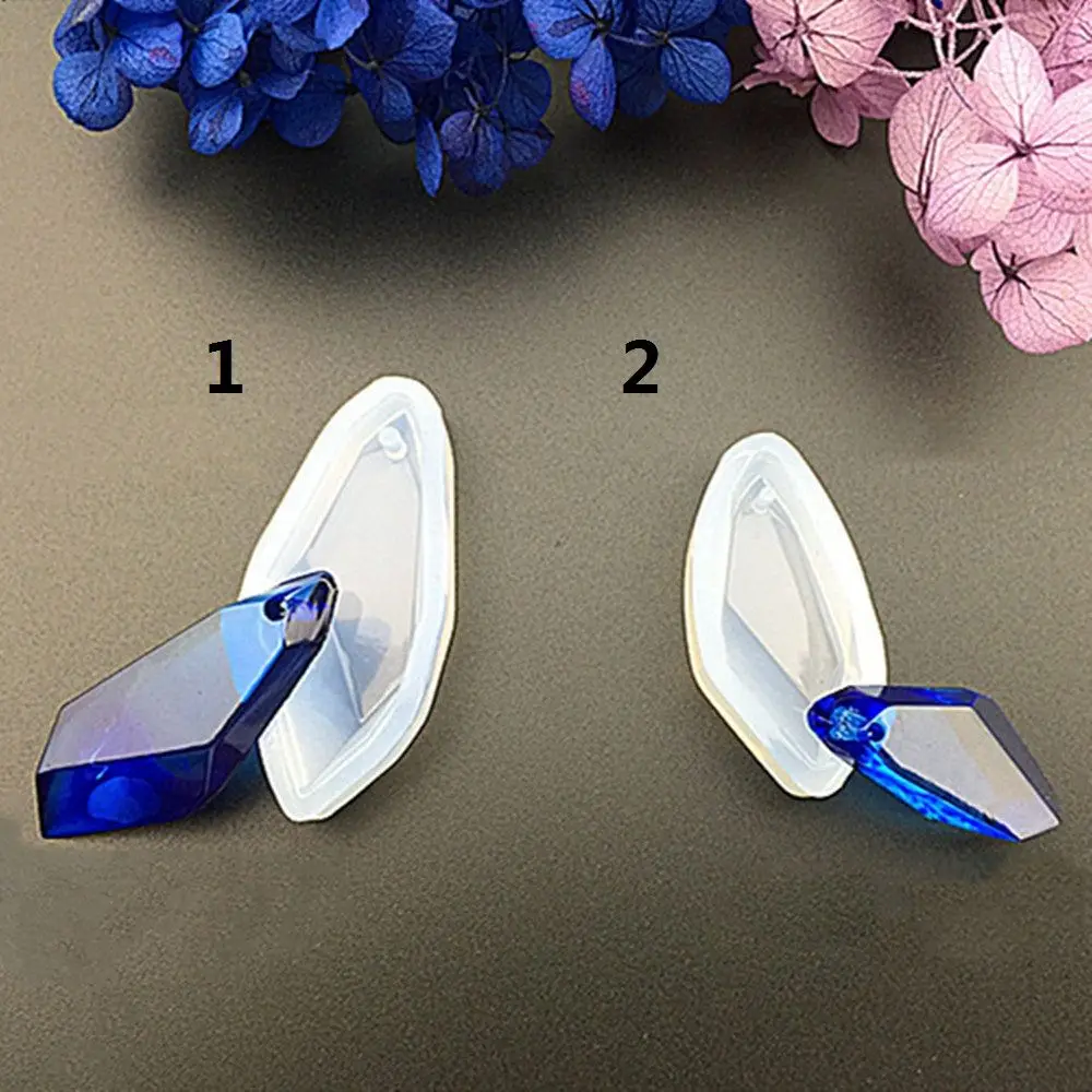 43X17X6mm 1 1 шт./лот, силиконовая форма, полимерные формы для DIY, маленький алмазный кулон, Алмазная форма, сделай сам, для ювелирных изделий - Цвет: 43X17X6mm 1