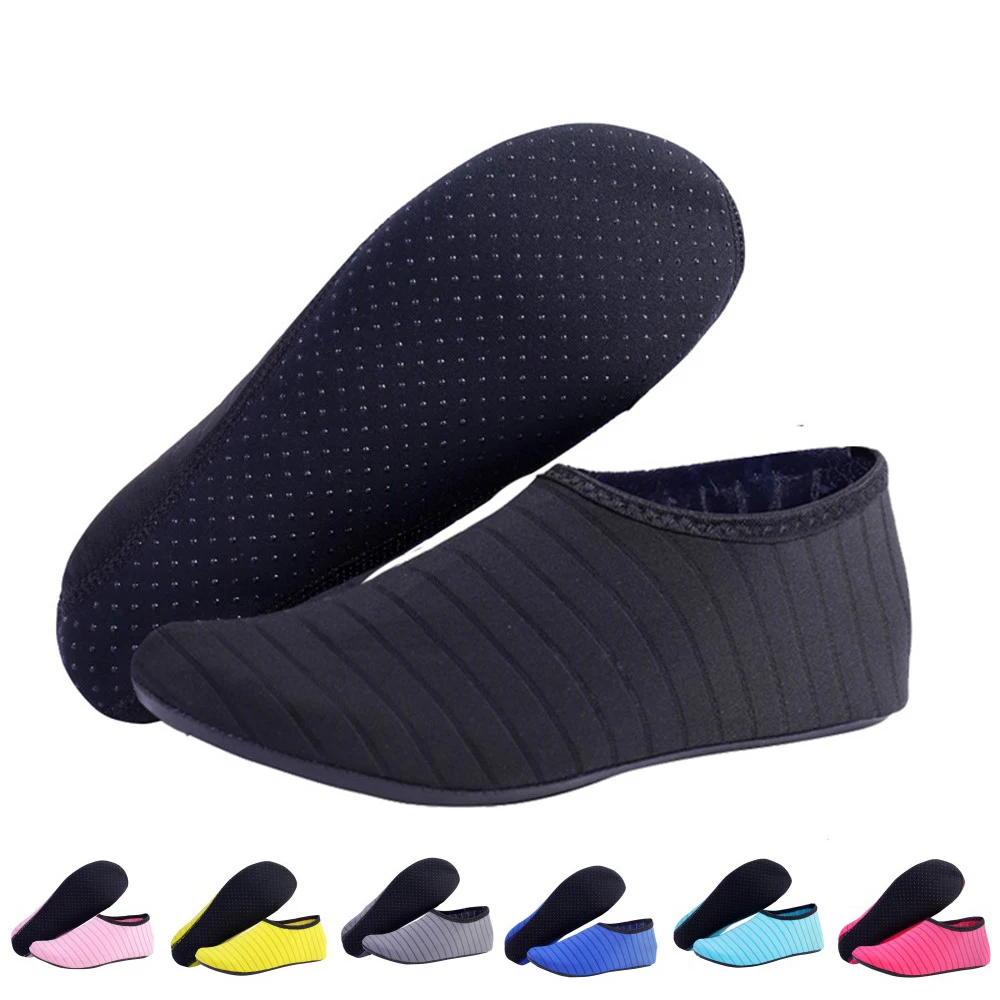 Men Women Beach Barefoot Aqua Socks Sneakers Water Shoes Gym Sports Surfing Diving Swimming Bathing Snorkeling Shoes Kids Adults water shoes diving socks aqua shoes diving shoes barefoot shoes