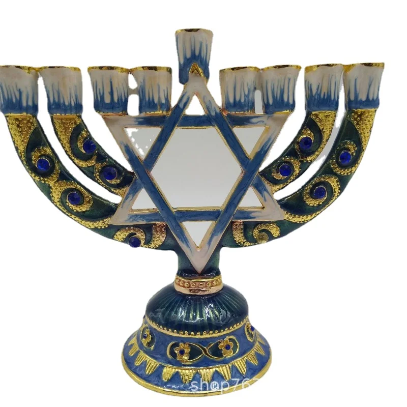 

Vintage Metal Candle Holder Halloween Candle Holder Buddha Statue Home Decoration Accessories for Living Room candelabro A