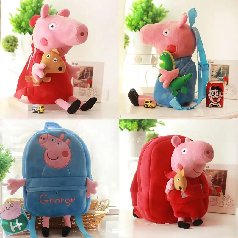 mochila peppa pig peluche