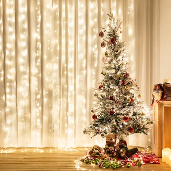 

LED Light String Christmas LED Decoration Light Outdoor Waterproof Remote Control Battery Box Light String Copper Wire Fairy Set
