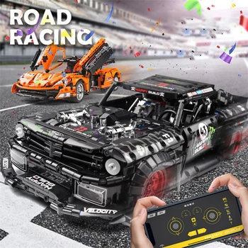 

New Lepining Endurance Sports Car Building Block Technic Racing Car MOC Model Bricks Toys For Children