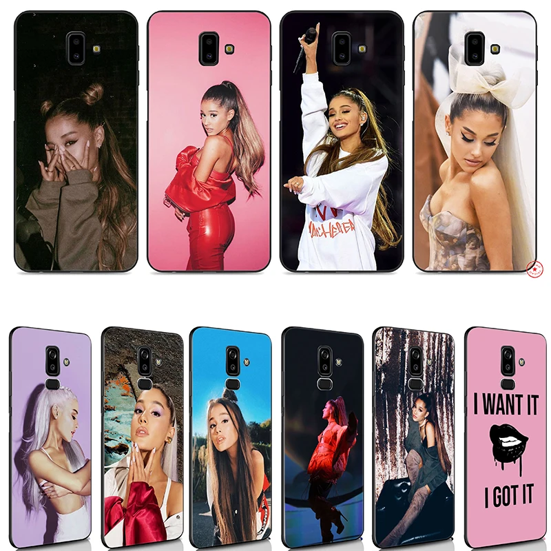 Ariana Grande Singer Soft Case for Samsung Galaxy J8 J7 Duo J6 J4 Plus Prime 2018 TPU Silicone |