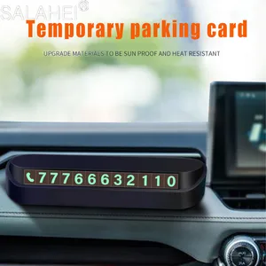 Image 4 - Car Temporary Parking Card Phone Number Night Luminous FOR Mitsubishi ASX Outlander Lancer Evolution Pajero Eclipse Interior