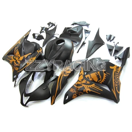 Выполните Обтекатели Наборы для Honda CBR600RR F5 2009 2010 2011 2012 F5 09, 10, 11, 12, ABS Пластик мотоцикл кузов; Цвет черный, оранжевый - Цвет: As Photo Shown