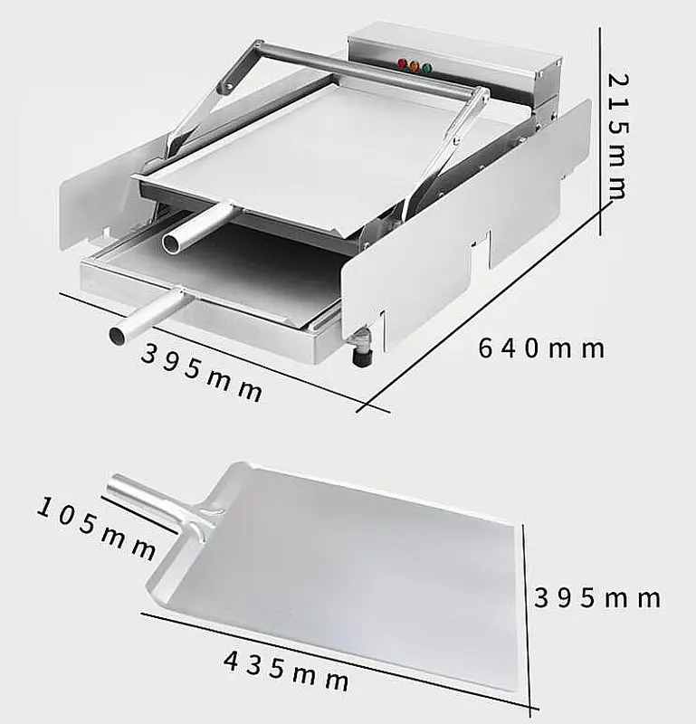220V испечь устройство для приготовления бургеров коммерческие гамбургер машина выпечки двойной Слои партии булочка транспортера тостера печи для пиццы