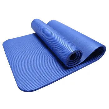 

10MM Thick And Durable NBR Yoga Mat Non-slip Carpet For Beginner Environmental Fitness Gymnastics Exercise Pad Mat Lose Weight
