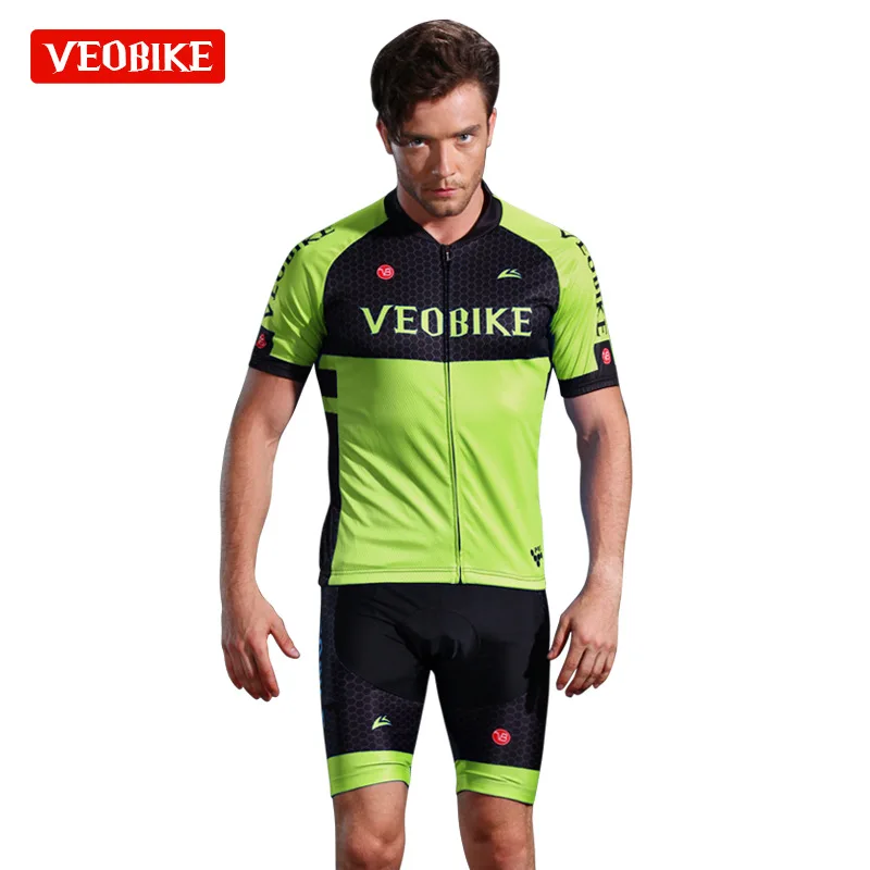 Top Quality Short Sleeve Cycling Jersey Sets Ropa Ciclismo Hombre Bicycle Uniform Quick-dry Bike Clothing MTB Cycle Clothes